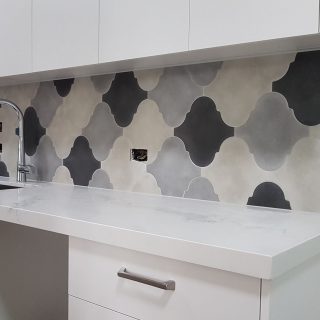 Multicolour splashback